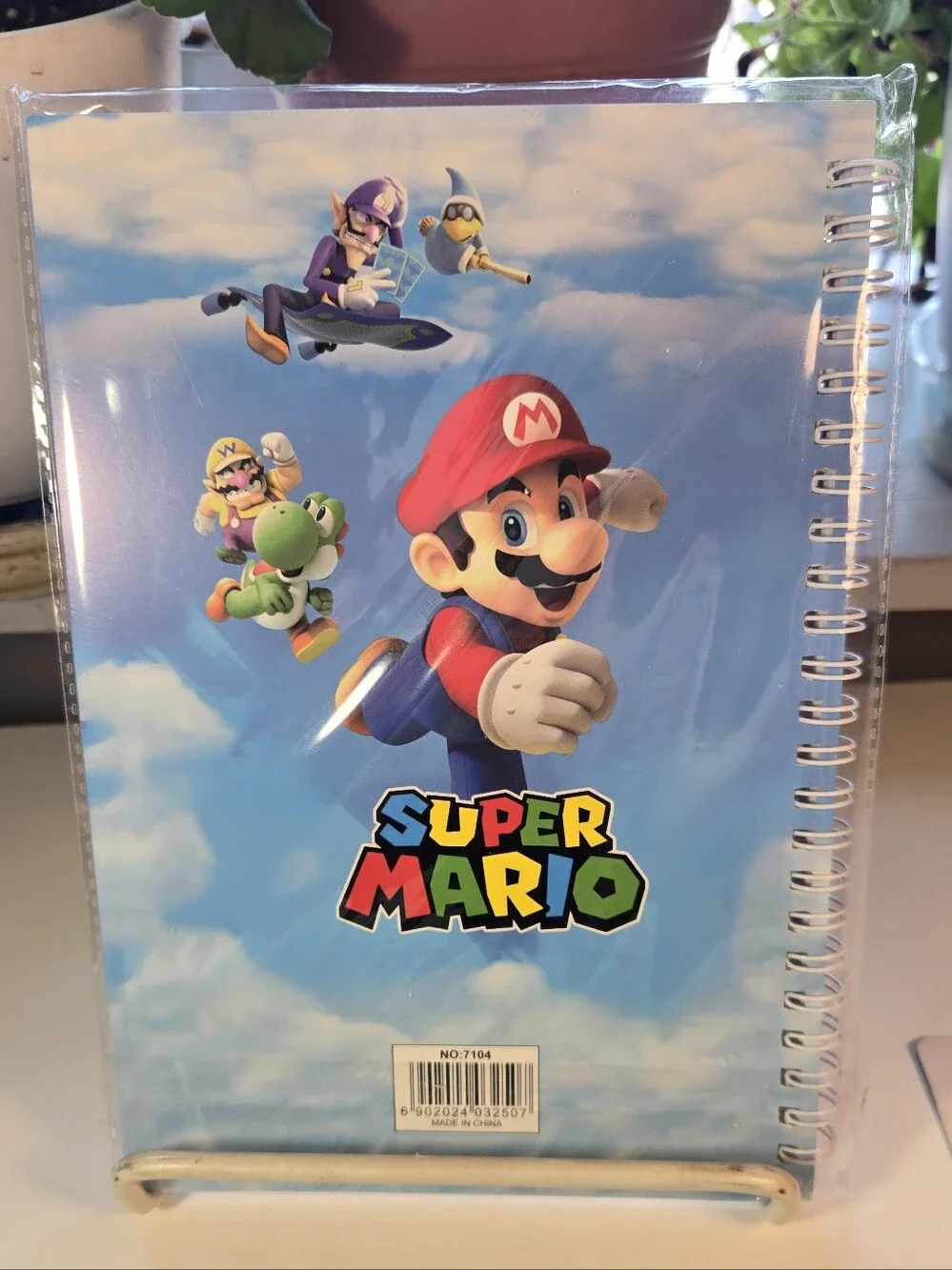 Super Mario Spiral Notebook and School Supply Bundle